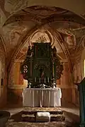 Oltář kostola