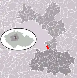 Křenice na mapě