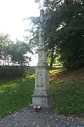 Kříž pod hřbitovem z roku 1897