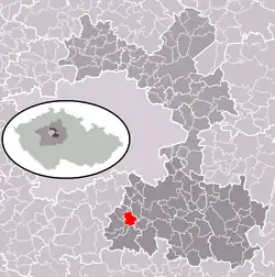 Křížkový Újezdec na mapě