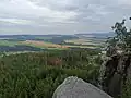 Výhled z Krtičkovy vyhlídky