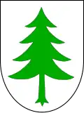 Znak městyse Křtiny