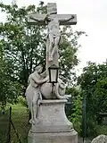 Krucifix se sochou anděla (Litovel).JPG