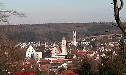 Pohled na Krumbach od západu
