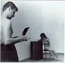 Umělec při práci