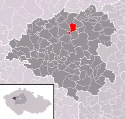Krupá na mapě