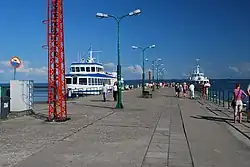 Molo v krynickém přístavu