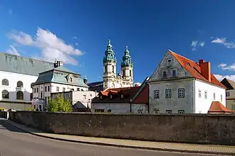 Křesoborský klášter od severozápadu