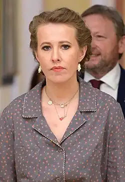 Sobčaková v březnu 2018