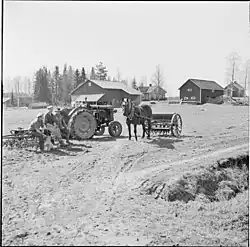 Zemědělství v Nurmijärvi, provincie Uusimaa, 1954