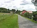 Pohled na vesnici ze západu