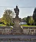 Socha svatého Jana Nepomuckého na mostě přes Svitavku