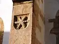 znak na opěráku lodě