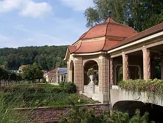 Lázeňská kolonáda a park