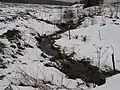 Meandry Kvildského potoka na pláních před Kvildou (2012)