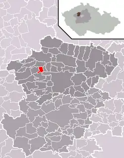Kvílice na mapě