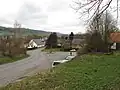 Pohled od kostela do vsi