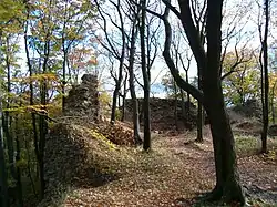 JIžní část hradu – předhradí