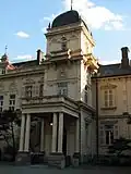Vila v zahradě Kjú-Iwasaki-tei