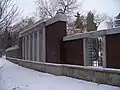 Zeď zámeckého parku