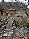 Lávka přes Hlboký potok