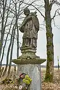 Lázně Kynžvart socha svatého Jana Nepomuckého březen 2024.jpg