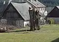 Lípa ve Svaté Maří v zahradě domova důchodců.