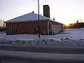 Budova útulku ve Finsku