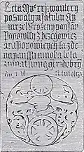 Náhrobek Jana Popovského z Božejovic († 1521)