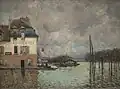 Záplava v Port Marly, 1876 Orsay Museum, Paříž