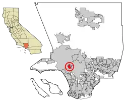 Beverly Hills na mapě