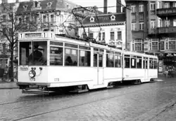 Souprava vozů LHB a Wismar ve Štětíně