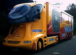 Colani-LKW založené na kamionu Mercedes