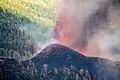 Erupce několik dní po svém začátku