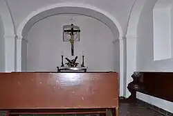 Interiér kaple svatého Prokopa