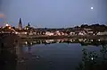 Večerní panorama města