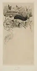 Chrysalid rozm: 24,29x12,76 cm technika: lept umístění: Los Angeles County Museum of Art, USA