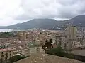 část města od hradu San Giorgio