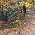 Univerzitní Park v Charkově (olej na plátně) 1906
