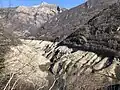 Vypuštěné jezero Vogorno