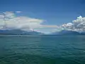 pohled na sever, z Desenzana del Garda
