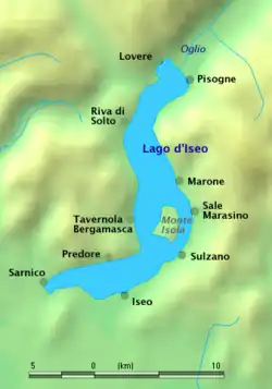 mapa jezera