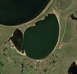 Jezero ze satelitu Sentinel-2 (2021)