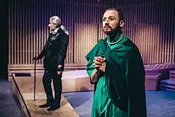 v roli Kleanta, Lakomec, Divadlo na Vinohradech, foto Petr Chodura (2023)