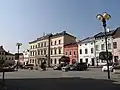 Náměstí J. M. Marků s gymnáziem