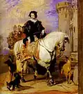 Queen Victoria on Horseback, kolem 1840