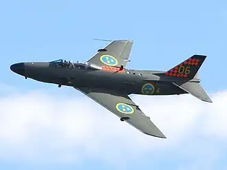 SAAB J 32D Lansen na leteckém dni, Kristiansand