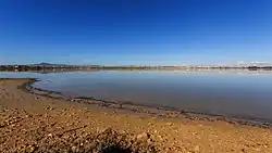 Jezero v zimě.