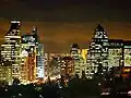 Santiago během noci