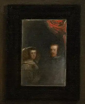 Královský pár v zrcadle nebo na obraze